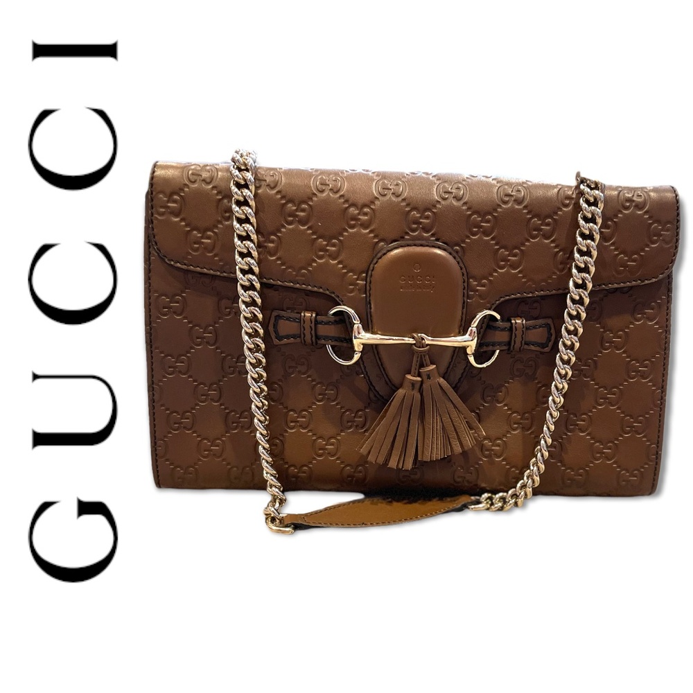 Rare!Canadian Limited Editon Emily guccissma chain bag